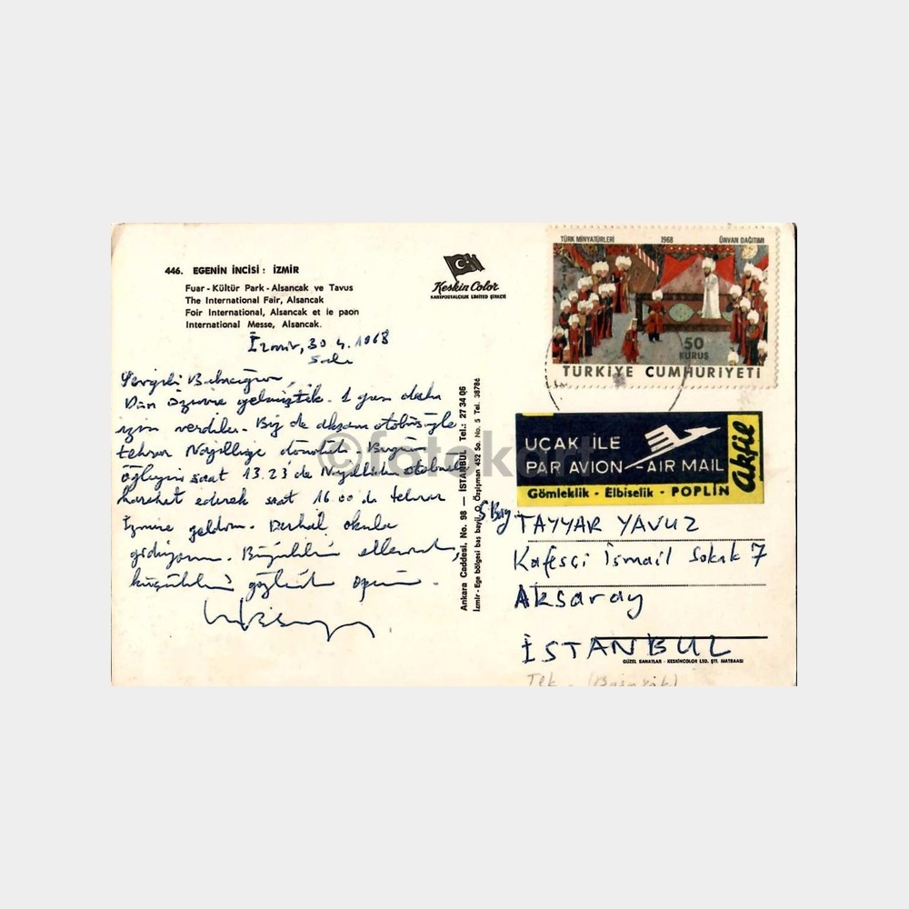 İzmir 3 Görünüş Kartpostal - Görsel 2