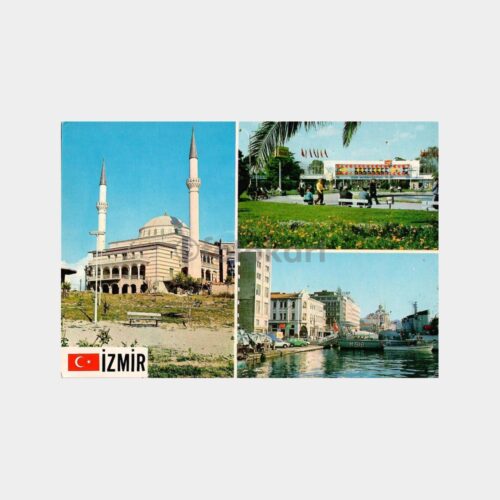 İzmir 3 Görünüş Kartpostal