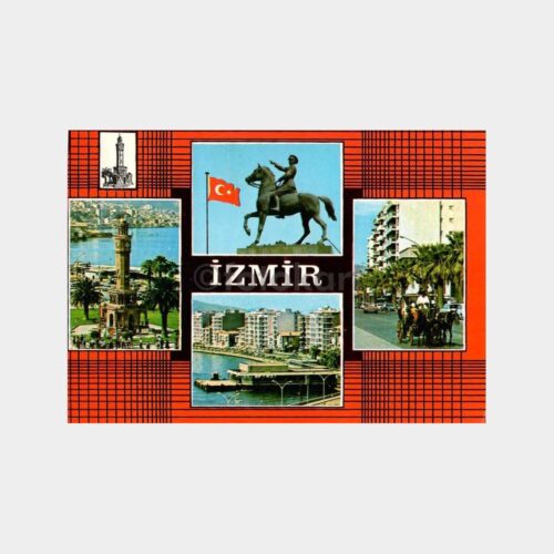 İzmir 4 Görünüş Kartpostal