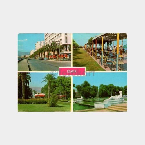 İzmir 4 Görünüş Kartpostal