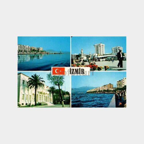 İzmir 4 Görünüş Kartpostal