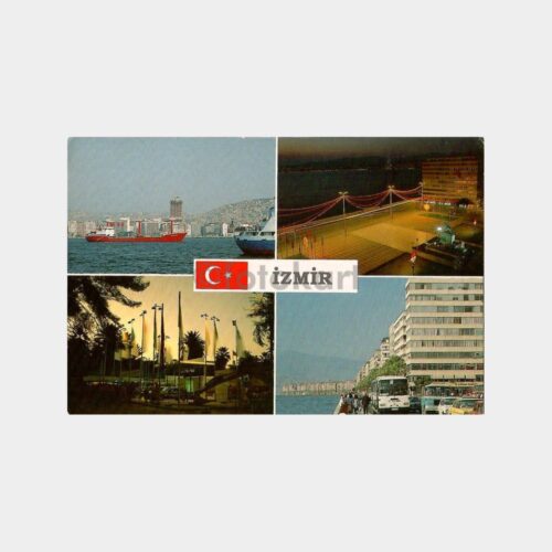 İzmir 4 Görünüş Kartpostal