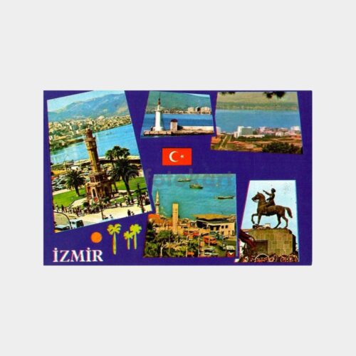 İzmir 5 Muhtelif Görünüş Kartpostal