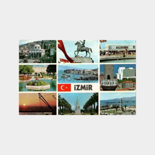 İzmir 9 Görünüş Kartpostal