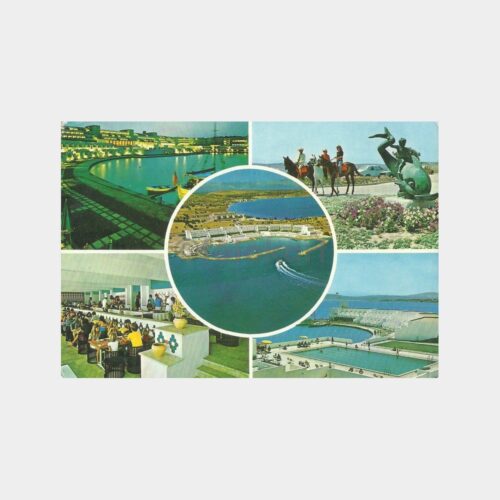 İzmir Çeşme Altın Yunus Tatil Beldesi Kartpostal