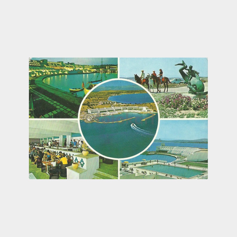 İzmir Çeşme Altın Yunus Tatil Beldesi Kartpostal