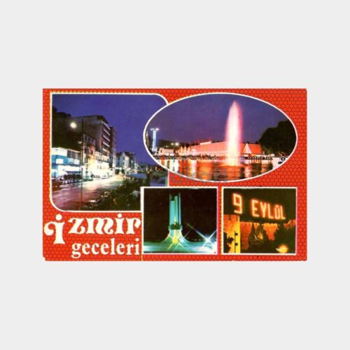 İzmir Geceleri Kartpostal