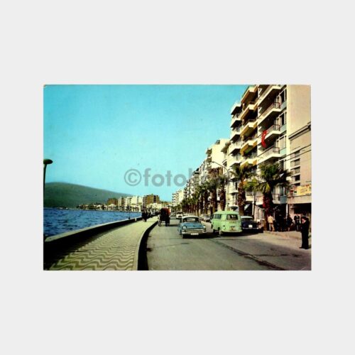 İzmir Kordon Sahili Kartpostal
