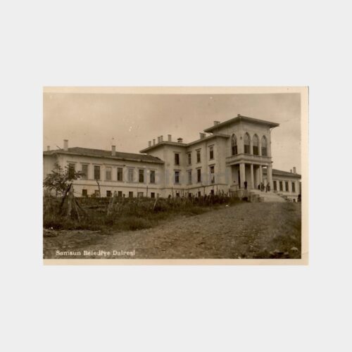 1938 İzmir Menemen Kubilay Anıtı Kartpostal