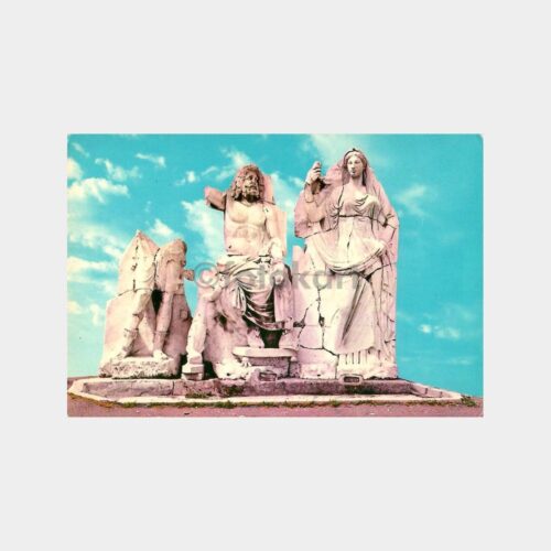 İzmir Poseidon ve Demeter Heykeli Kartpostal