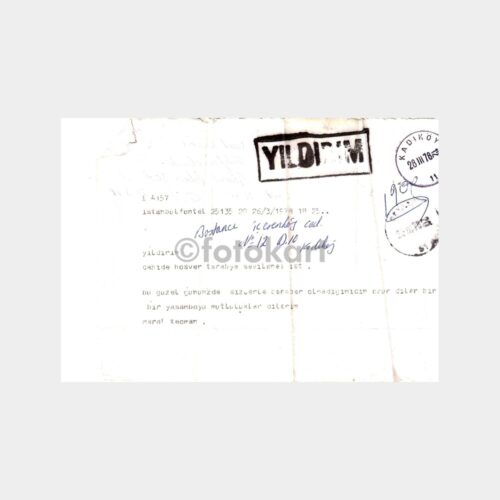 1978 Kadıköy Yıldırım Telgraf