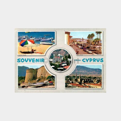 Kıbrıs 5 Görünüş Kartpostal