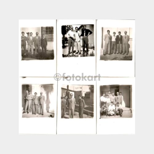 1961 Kıbrıs Limasol Türkleri 12 Adet Fotoğraf