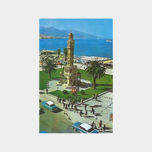 Konak Meydanı Pullu Damgalı Kartpostal