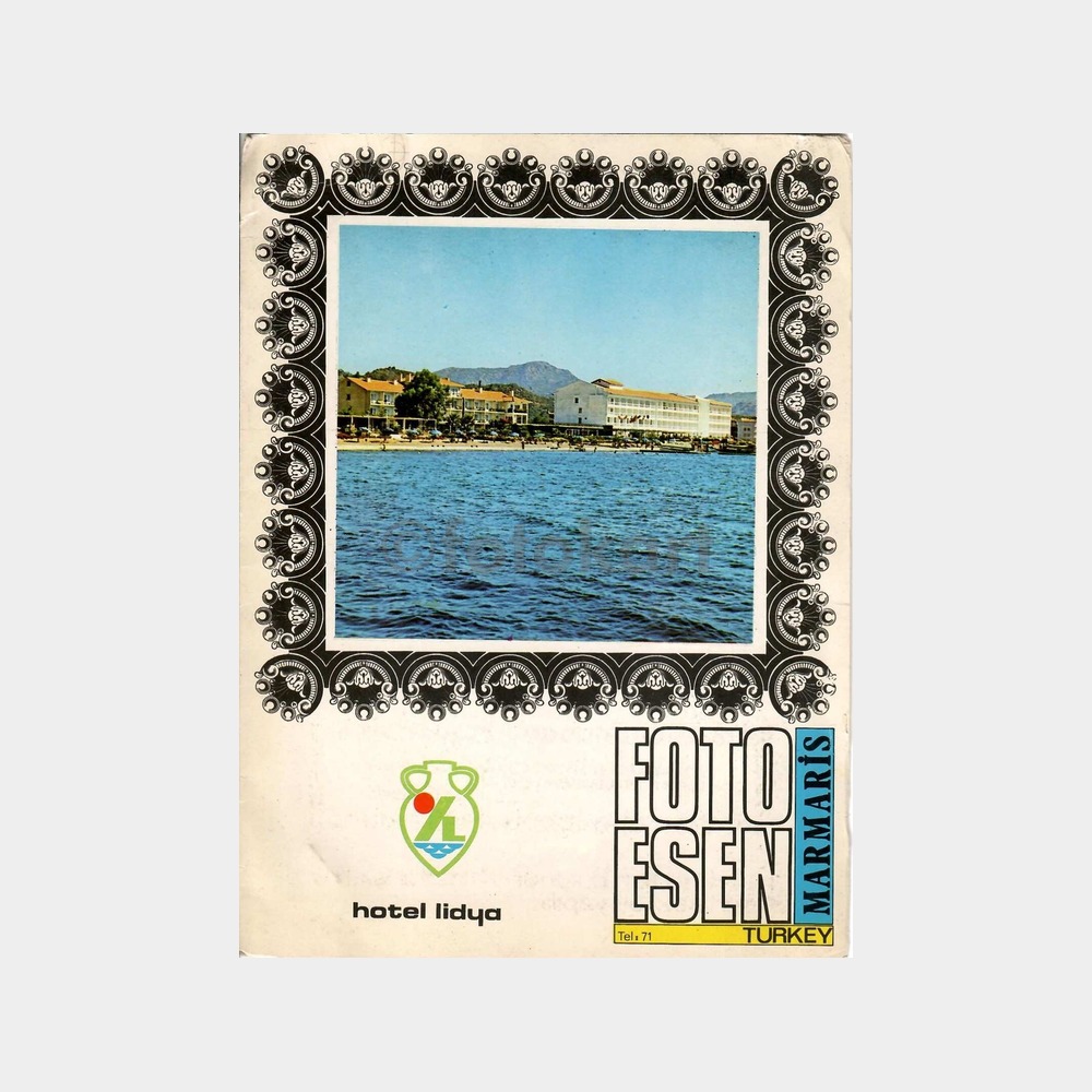 Marmaris Foto Esen Fotoğraf Kartonu - Hotel Lidya Hatıra Fotoğraf