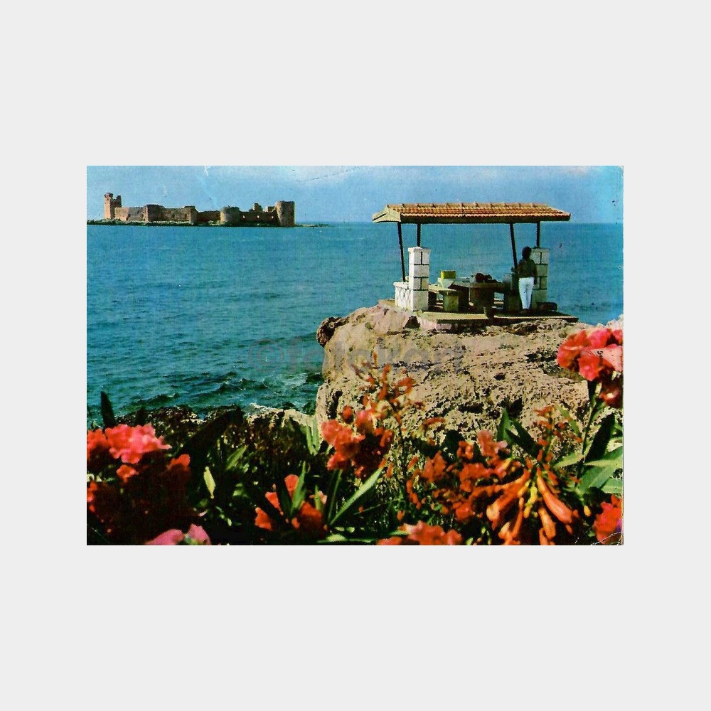 Mersin Kız Kalesi Kartpostal