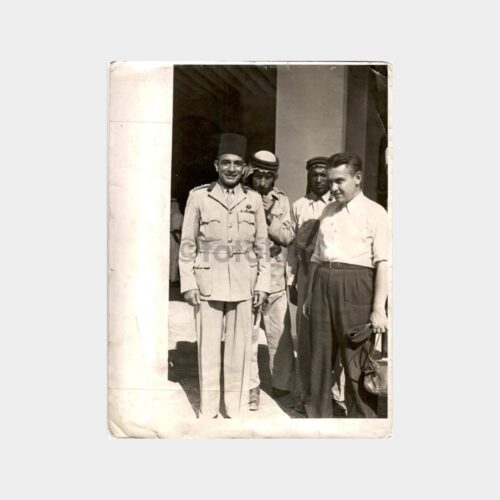 Mısır Ordusu Miralay ile Görüşme (?) Fotoğraf