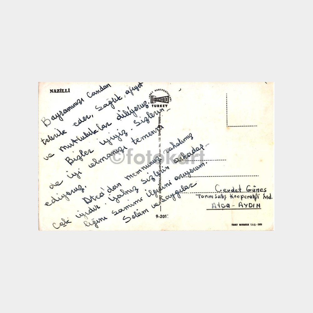 Nazilli 3 Görünüş Kartpostal - Görsel 2