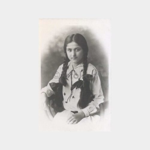 Örgülü Saçlı Genç Kız Stüdyo Fotoğraf