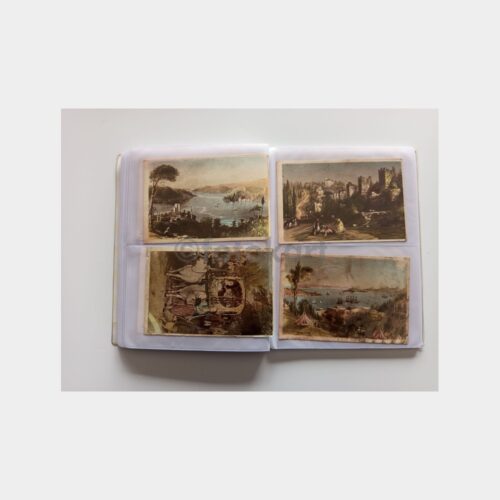 Osmanlı Gravürleri Kartpostal Lotu (Türkiye Turizm Bankası, 49 Adet Kart)