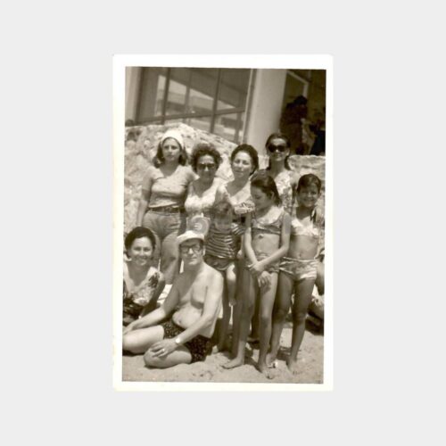 Plajda Aile Fotoğraf