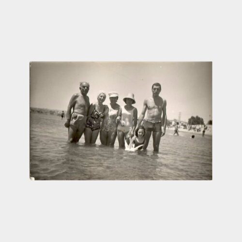 Plajda Aile Fotoğraf