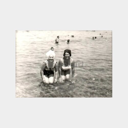 Plajda Anne ve Kızı Fotoğraf