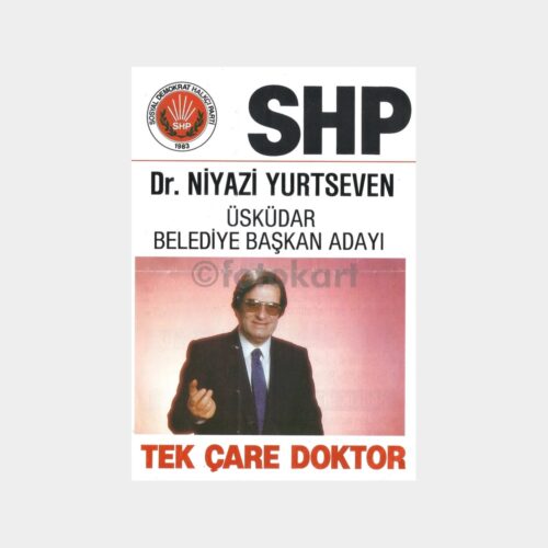 SHP Üsküdar Belediye Bşk. Niyazi Yurtseven Broşürü