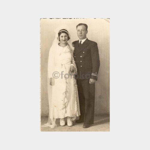 1941 Subay ve Gelin Fotoğraf
