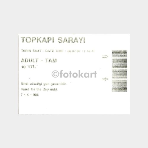 Topkapı Sarayı Tam Giriş Bileti