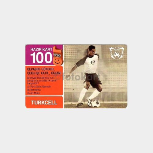 Turkcell Hazır Kart - Ronaldinho Telefon Çekiliş Kartı