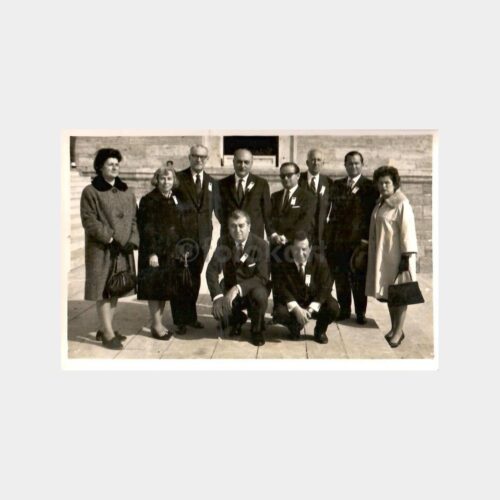 1965 Türkiye Filateli Derneği Anıtkabir Ziyaret Fotoğraf