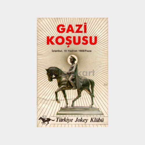 1988 Türkiye Jokey Kulübü Gazi At Koşusu Kitapçığı