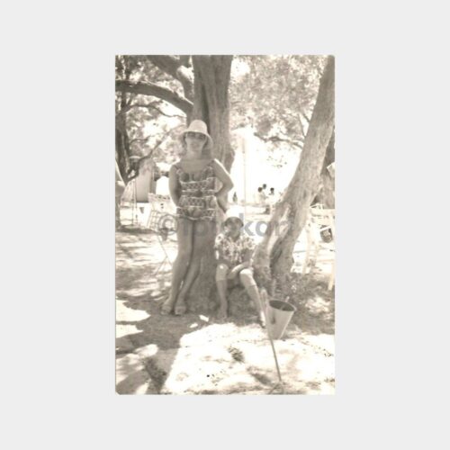 1962 Tusan Oteli - Kadın ve Oğlu Fotoğraf