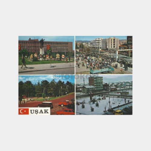 Uşak 4 Görünüş Kartpostal