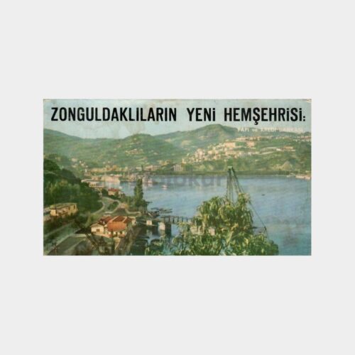 1968 Yapı Kredi Zonguldak Şube Açılışı Kartı