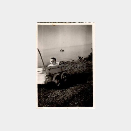 1963 Zonguldak - Bebek Arabasında Bebek Fotoğraf