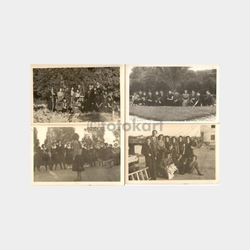 1951 Adana Öğretmenler Gezi Fotoğrafları (6 Adet)