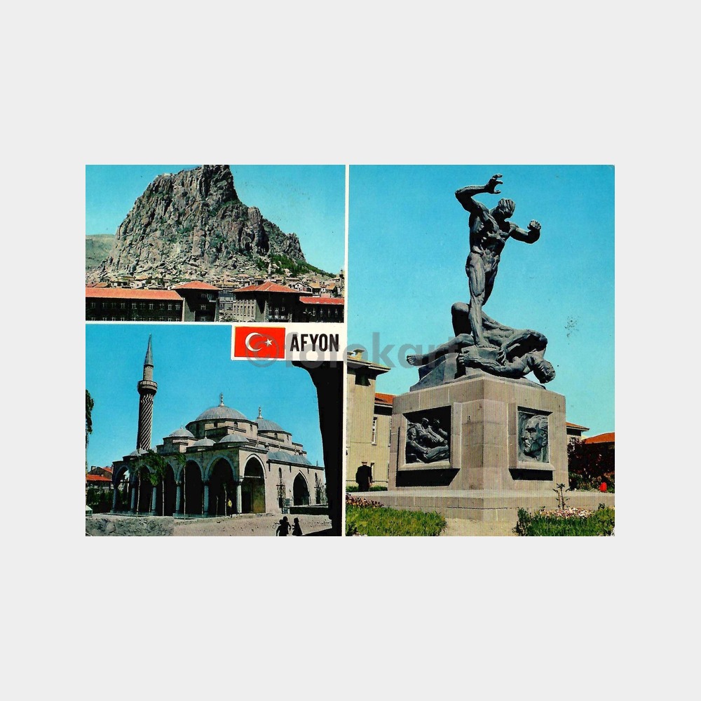 Afyon 3 Görünüş Kartpostal