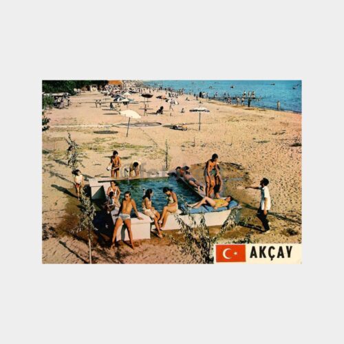Akçay Plaj Kartpostal