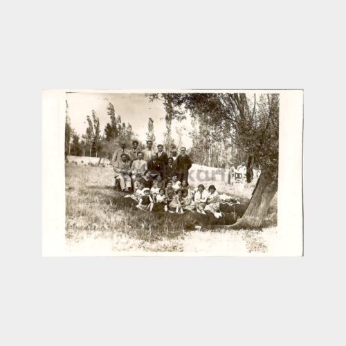 1934 Aksaray İli Piknik Hatırası Fotoğraf