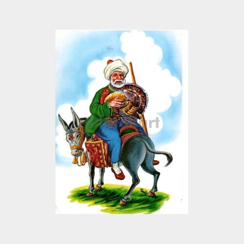 Akşehir Nasrettin Hoca Konulu Kartpostal