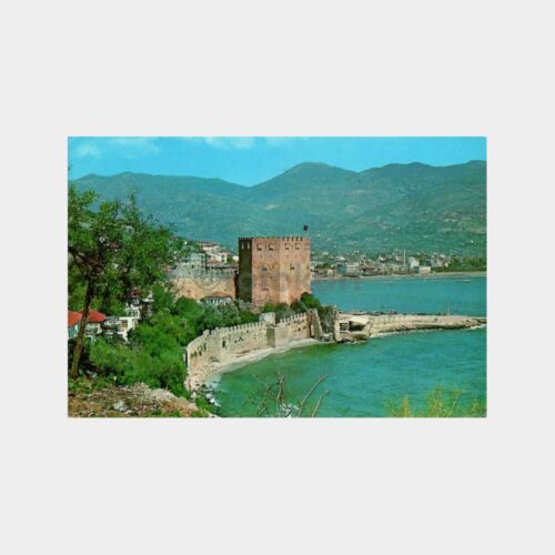 Alanya Limana Bir Bakış Kartpostal