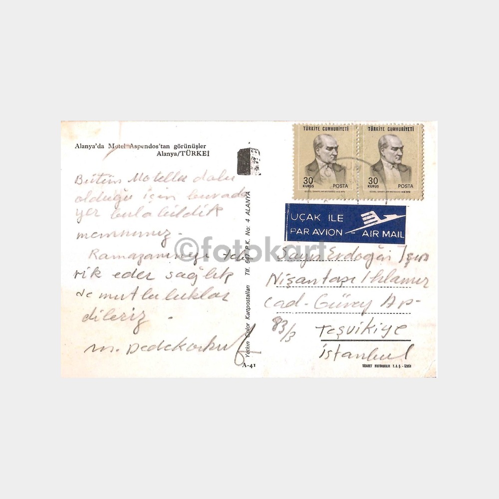 Alanya Motel Aspendos 3 Görünüş Kartpostal - Görsel 2