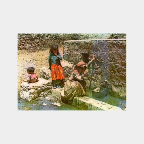 Anadolu Yaşantısı - Çeşmede Kızlar Kartpostal