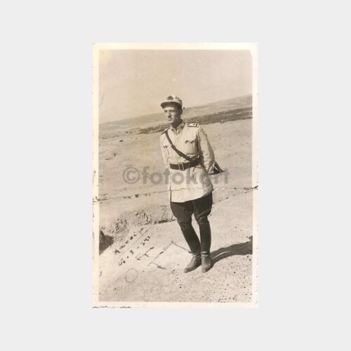 1941 Ankara Harbiye Sahra Subayı Teğmen Fotoğraf