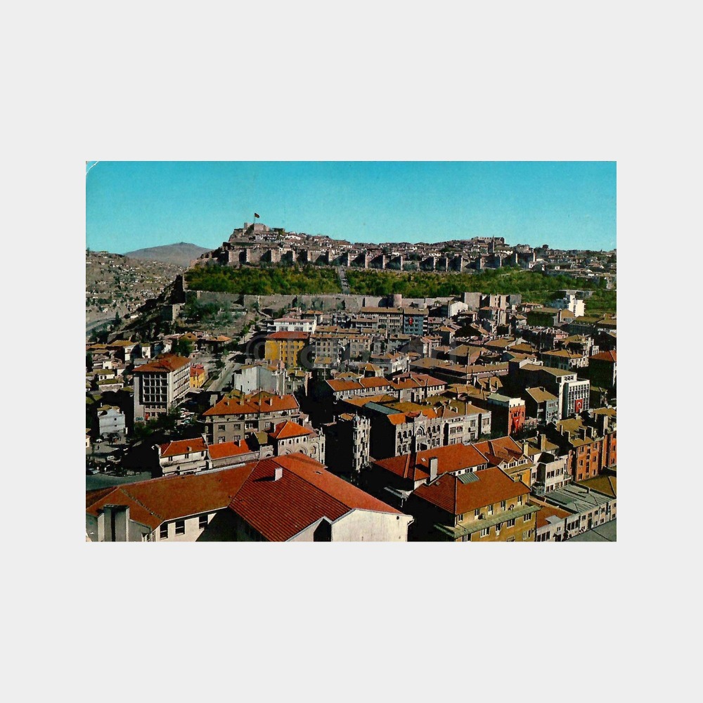 Ankara Kale Görünüş Kartpostal
