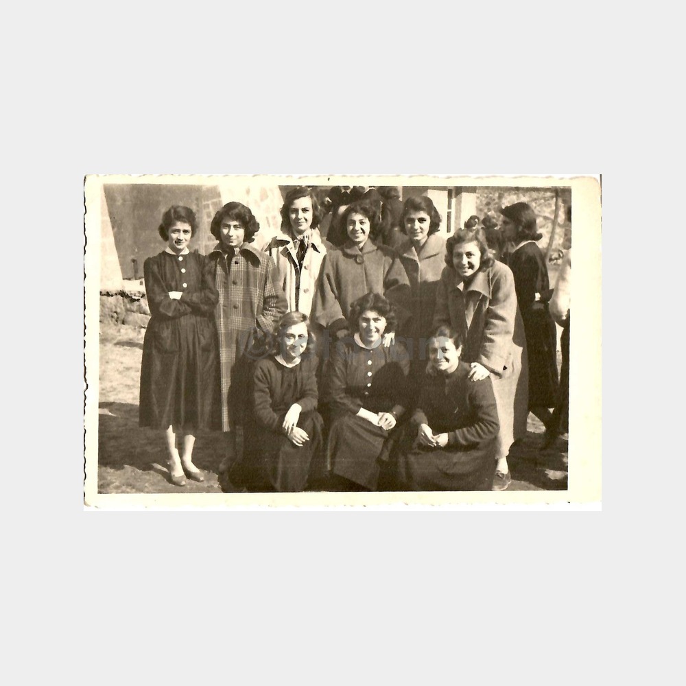 1954 Ankara Kız Lisesi Hatıra Fotoğraf