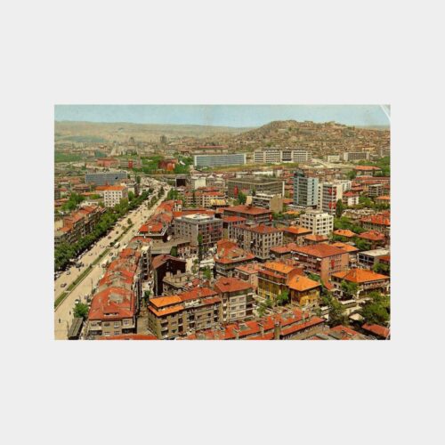 Ankara Kızılay Kaleye Doğru Görünüş Kartpostal