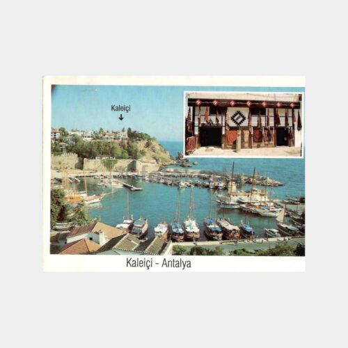 Antalya Kaleiçi Liman Çarşı Kartpostal